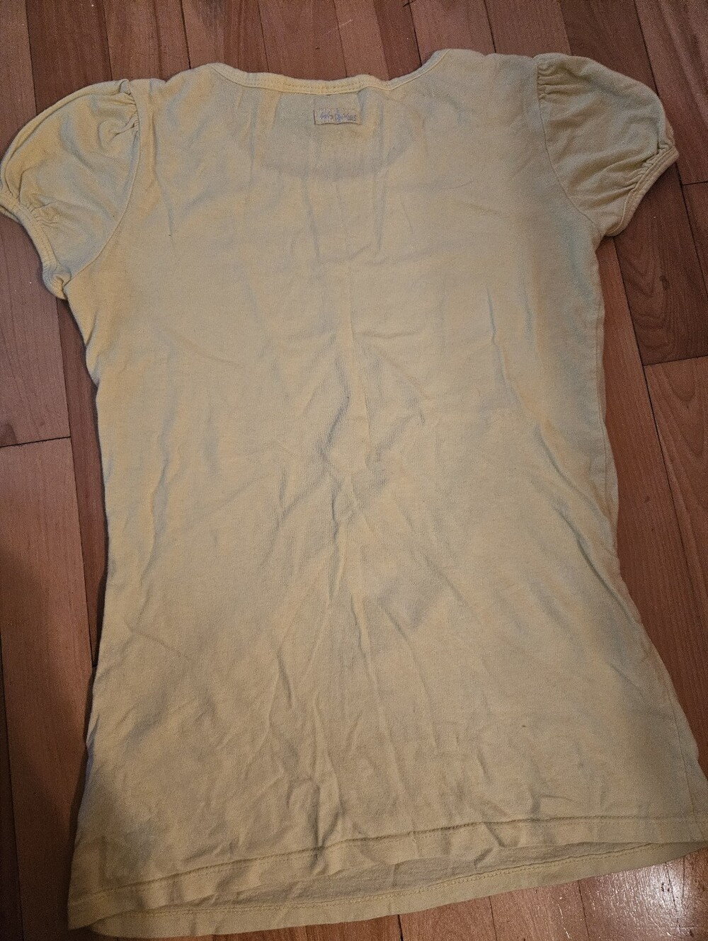 y2k Yellow Baby phat tee - Picture 5 of 6